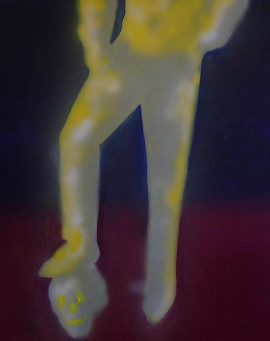 林樅，《死亡的象征意義》，布面油畫，80 x 100 cm，2017
