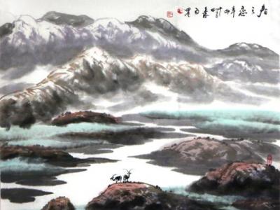 書畫名家精品力作賞析——成功美術館參加2018杭州珠寶玉石書畫展白墨先生作品線上預展