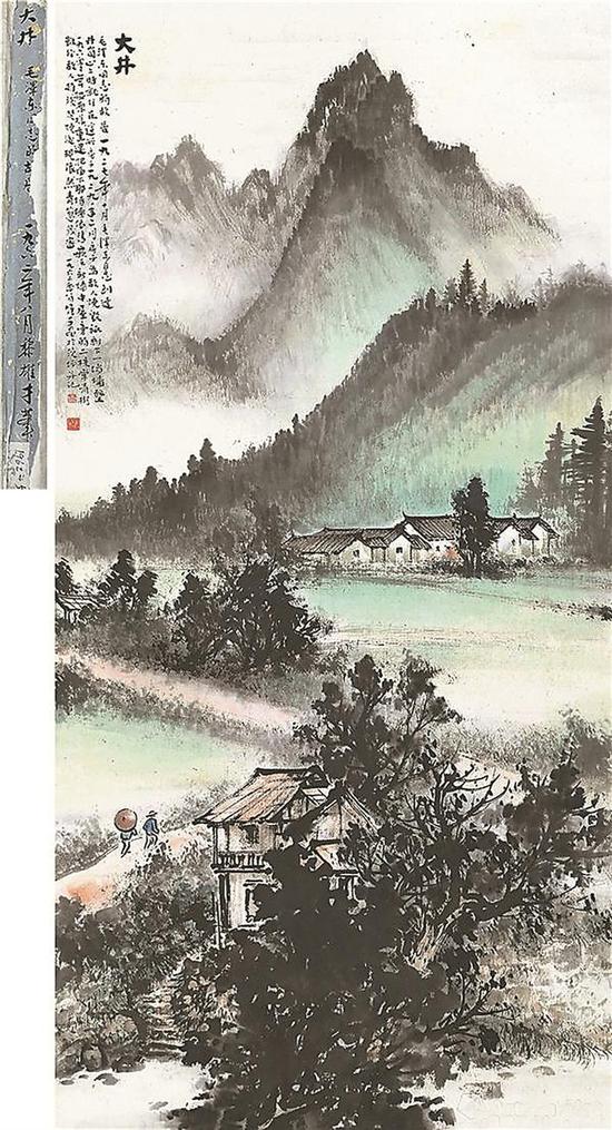 黎雄才繪于1962年的作品《大井》