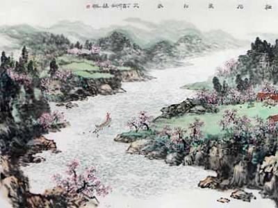謝輝山水畫將亮相“第十屆中國·西安工藝禮品文玩藝術品收藏展覽會”