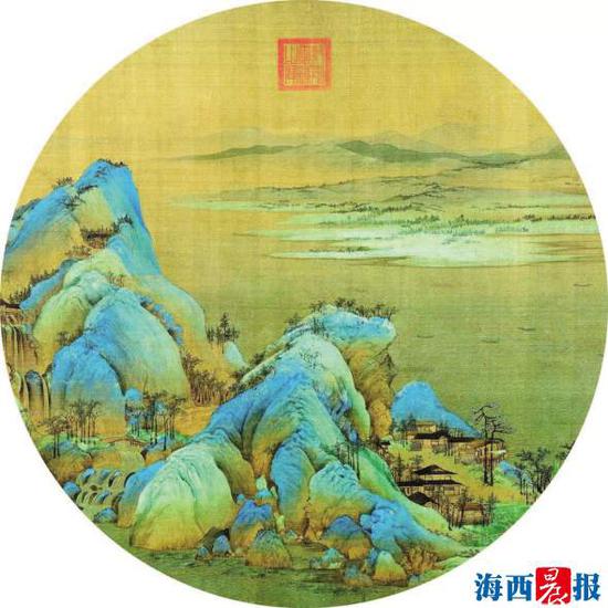 千里江山圖版畫