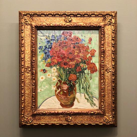 松美術館的梵高藏品《雛菊與罌粟花》