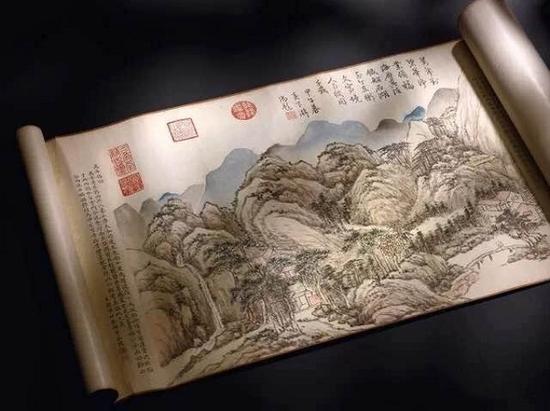 《臺山瑞景》清代 錢維城
