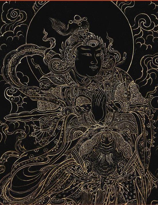 明 宣德御制《大般若波羅蜜多經》局部