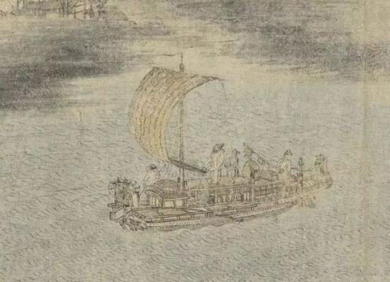 《江帆山市圖》局部