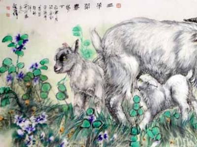 海南美協(xié)副主席左進(jìn)偉參展2018中國(guó)?蘭州成功當(dāng)代名家書畫（春之韻）博覽會(huì)作品“線上展覽”賞析