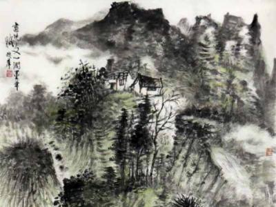 成功美術館全國書畫名家精品力作參加2018寧夏收藏博覽會戴起群作品 “線上預展”賞析