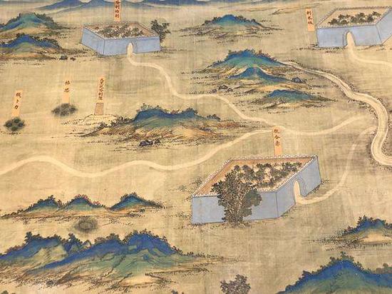 《絲路山水地圖》復制品入藏青海省博物館