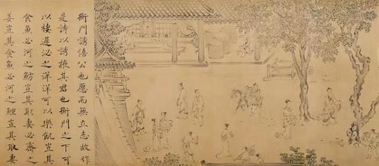 南宋 馬和之 《詩經(jīng)陳風(fēng)十篇圖卷》 上海博物館提供