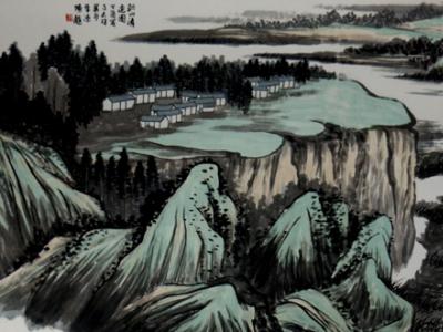 成功美術(shù)館?“2018西寧收藏博覽會”山水畫家陳龍先生參展作品賞析