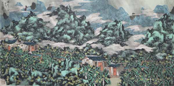 以山水為媒寫(xiě)心境心情——成功美術(shù)館簽約畫(huà)家王天禾新作賞析