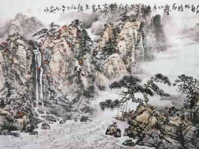 氣韻恢宏 山河精神——2018中國天水伏羲文化節成功美術館書畫名家余新民作品賞析