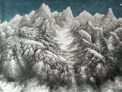 山水畫家高宜軍將參加2018中國天水伏羲文化節成功美術館書畫名家精品展