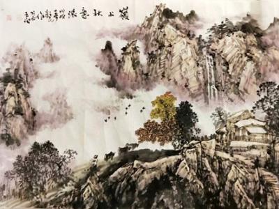筆墨雄渾彰山河氣韻——余新民山水畫佳作亮相第11屆中國（蘭州）藝術品博覽會成功美術館名家精品展