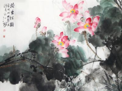 墨生蓮蕊有香塵——路民畫作將亮相山東（濰坊）中秋文化博覽會成功美術(shù)館名家精品展