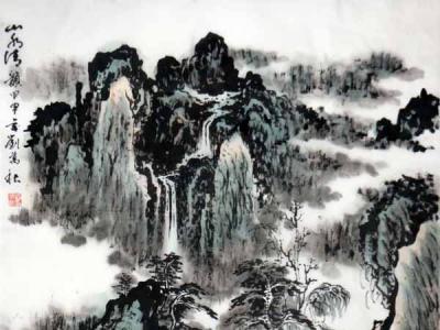 煙云萬里 水墨壯闊——劉萬秋畫作亮相第二屆山東省畫廊博覽交易會·成功美術(shù)館名家精品展