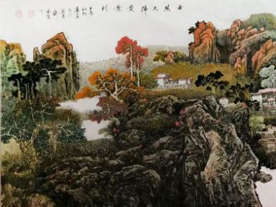 丹青溢彩 山河壯麗——潘真佳作參展成功美術館名家書畫全國巡展?西寧展