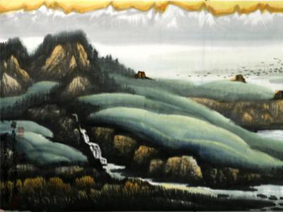 隴上踏歌行——陳天鈾畫作亮相“第八屆蘭州文化旅游博覽會成功美術館名家精品展”