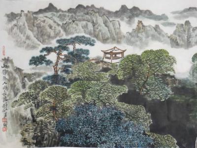 從“寫生”到“寫意”——王威山水畫亮相“丹青秋韻 喜迎國慶·戊戌成功美術館館藏山水名家線上回顧展”