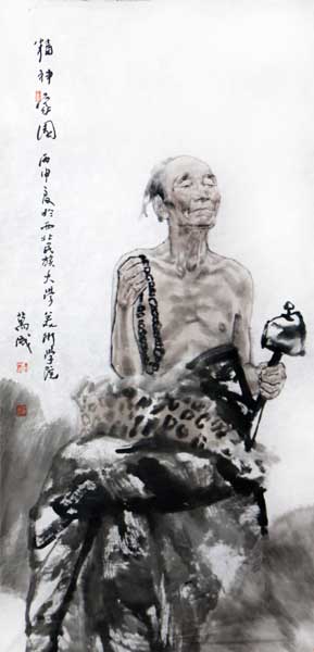 “第七屆濰坊秋季茶博會暨山東中秋文化博覽會成功美術館名家精品展”回顧——王萬成人物佳作