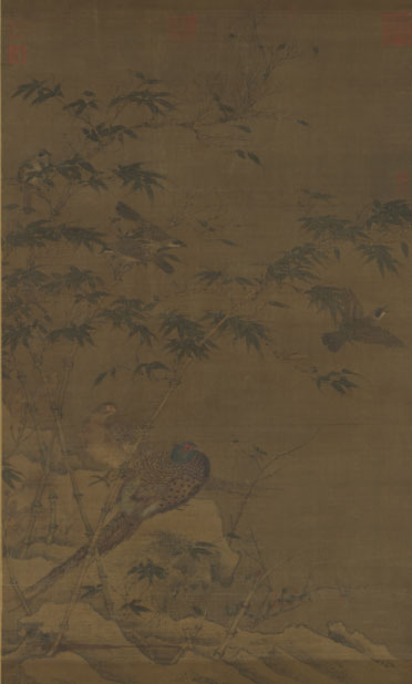 宋人 《翠竹翎毛》軸