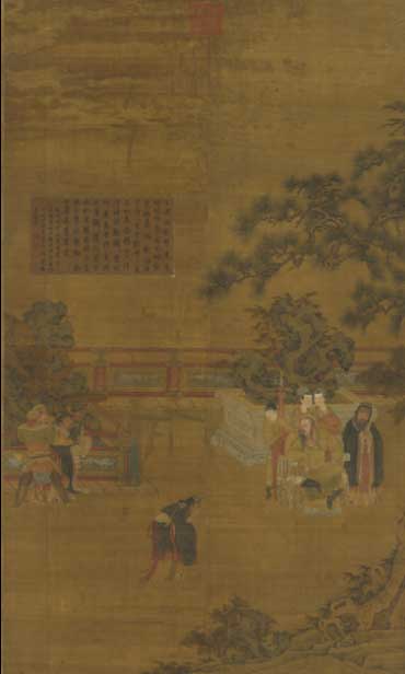 宋人 《折檻圖》軸