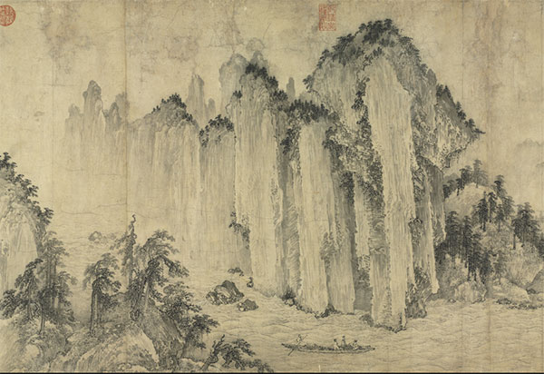 金 武元直《赤壁圖》 卷（局部）