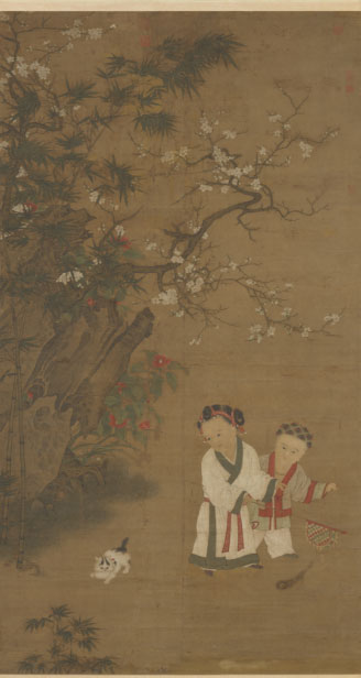宋人 《冬日嬰戲圖》 軸