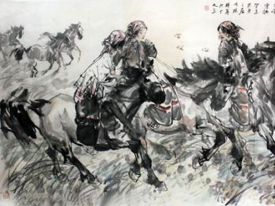 李靈機人物畫將亮相“2018年北京國際文化產業(yè)創(chuàng)意博覽會·成功美術館名家精品展”