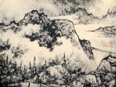 張充呂水墨畫將亮相“2018年北京國際文化產業(yè)創(chuàng)意博覽會·成功美術館名家精品展”