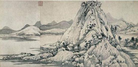 《富春山居圖（局部）》，元 黃公望