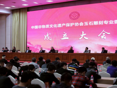 中國非遺保護協會玉石雕刻專業委員會成立