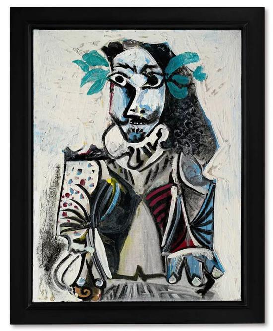 巴布羅 · 畢加索（Pablo Picasso）《勝利者》1969年 以6，100萬港元成交