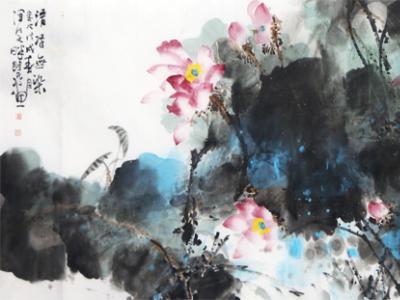 墨彩華章詠荷精神——路民花鳥畫作在“成功美術館名家精品展?西安站”獲盛贊