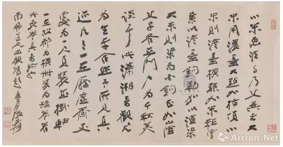 米友仁《瀟湘奇觀圖》卷（局部）