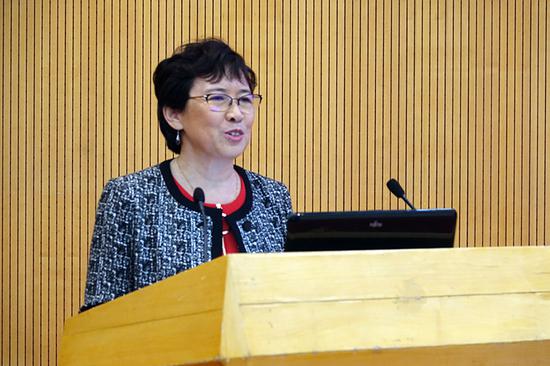 中國藝術研究院美研所研究員、旅美學者王瑞蕓做主題發言
