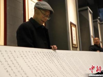 甘肅草根書法家癌癥晚期日寫蠅頭小字