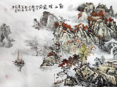 云嵐營趣 山水有魂——余新民先生畫作參展“成功美術館?2019名家書畫全國巡展”西寧展覽作品賞析