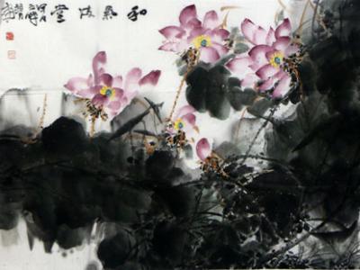 蓮香清遠——“第23屆廣州藝術博覽會”路民荷花佳作獲盛贊
