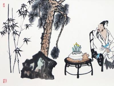 悠悠千古意——李澤霖人物佳作在“第23屆廣州藝博會?成功美術(shù)館名家精品展”展出