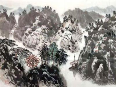 帶礪江山入畫來——王鴻雁先生參展“成功美術館賀新年?迎新春書畫藝術展” 畫作欣賞