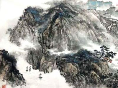 自有丘壑方動筆——孫德善山水佳作在“第23屆廣州藝博會?成功美術(shù)館名家書畫精品展”展出