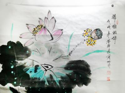 清新婉麗——邢登科花鳥佳作在“第23屆廣州藝博會?成功美術(shù)館名家精品展”展出