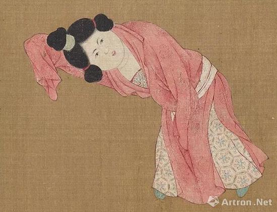 《搗練圖》局部之二