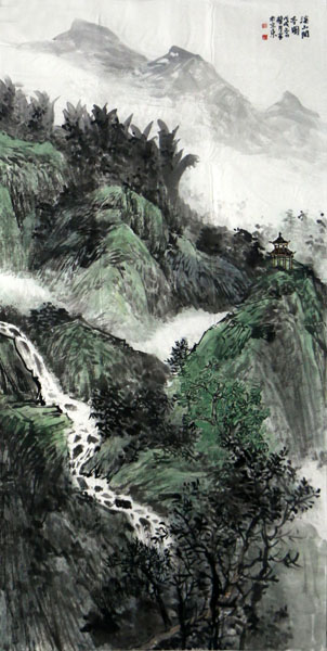 明山秀水寫心圖——“第23屆廣州藝術(shù)博覽會”張馨月山水畫欣賞