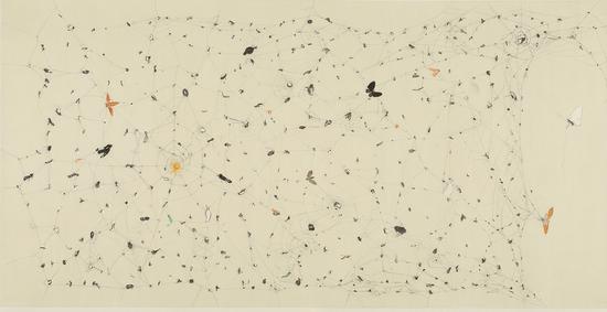 李彥伯，巢城，68×138cm，紙本水墨，2018