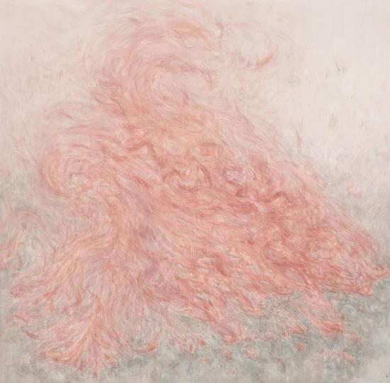 王煜，野火2017 No.14，192×196.5cm，紙本水墨，2017