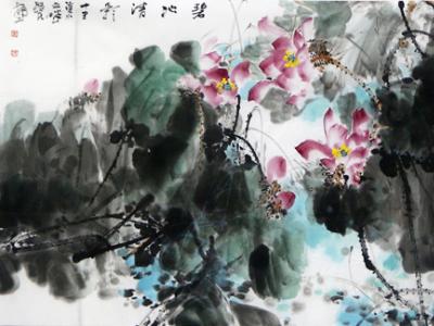 蓮蕊生香君子風——路民先生畫作將在“成功美術館賀新年?迎新春書畫藝術展” 展出