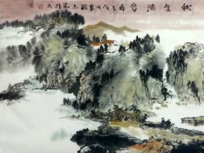 移情山水寫胸臆——劉維民先生山水佳作在“成功美術館賀新年?迎新春書畫藝術展” 展出