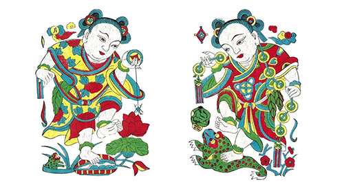 刻在心靈的底版上，年畫才有未來